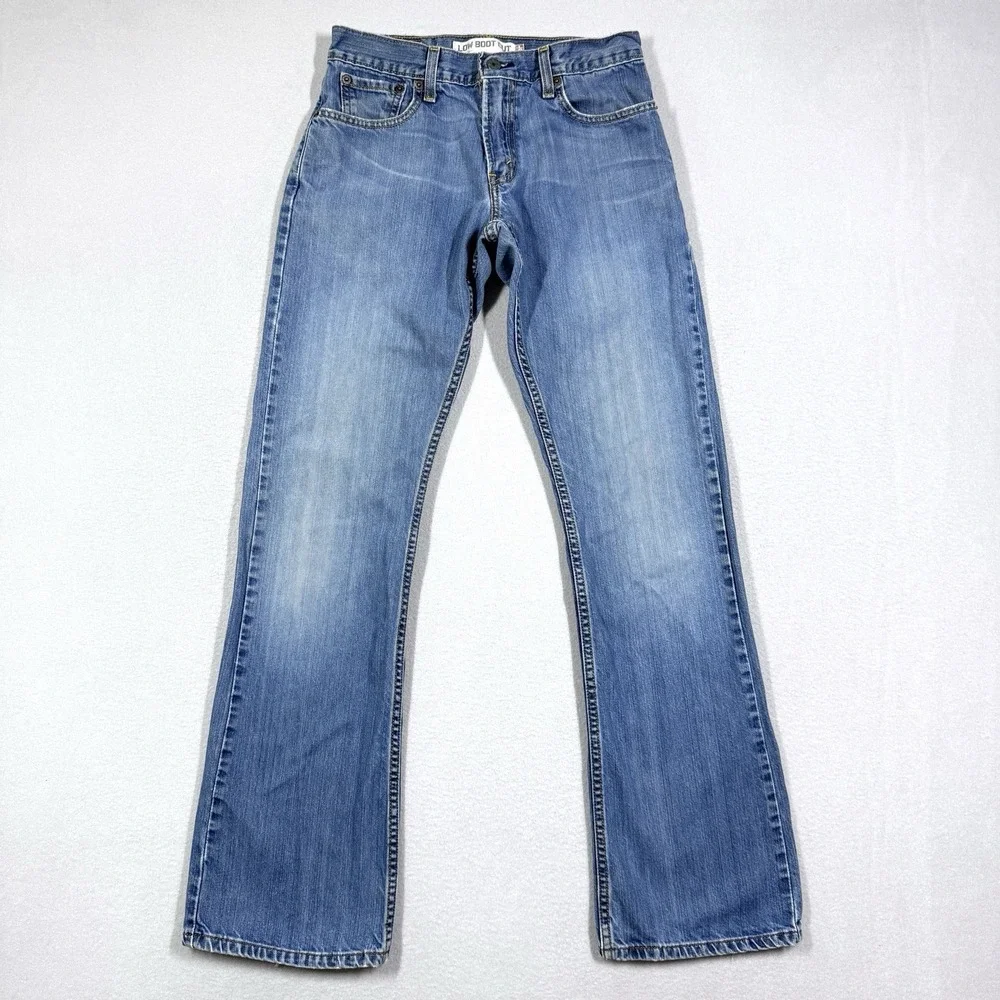 Levis 527 Jeans Mens 29x32 Boot Cut Western Denim Bootcut Y2K Medium Wash Blue